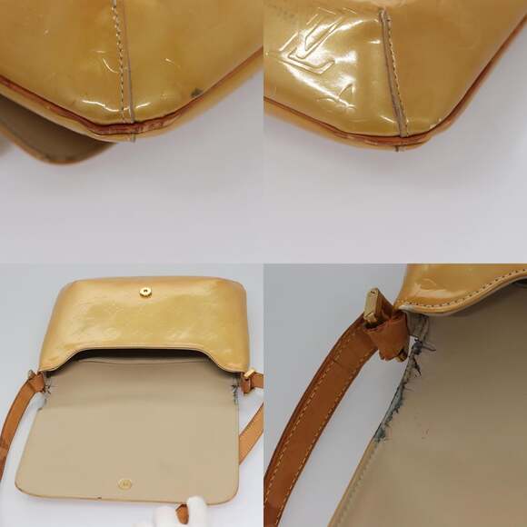 LOUIS VUITTON Monogram Vernis Thompson Street Bag Beige M91301 - Picture 11 of 13